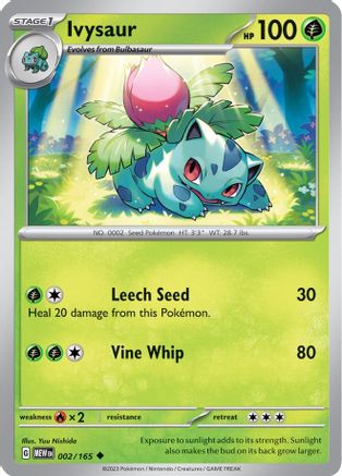 Ivysaur (2) Reverse Holofoil - 151