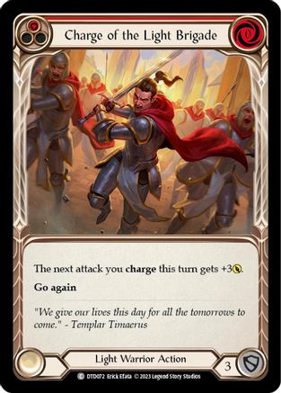 Charge of the Light Brigade (Red) (DTD072) Rainbow Foil - Dusk till Dawn