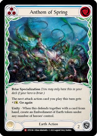 Anthem of Spring (DTD196) Rainbow Foil - Dusk till Dawn
