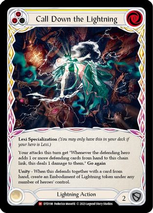 Call Down the Lightning (DTD198) Rainbow Foil - Dusk till Dawn