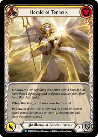 Herald of Tenacity (Yellow) (DTD024) - Dusk till Dawn