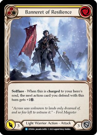Banneret of Resilience (DTD054) Rainbow Foil - Dusk till Dawn