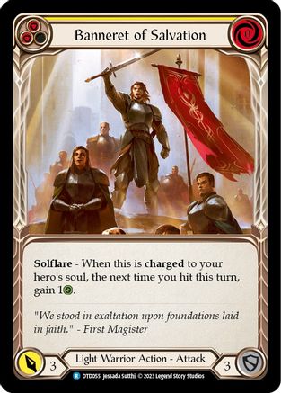 Banneret of Salvation (DTD055) Rainbow Foil - Dusk till Dawn