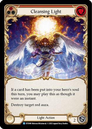 Cleansing Light (Red) (DTD088) Rainbow Foil - Dusk till Dawn