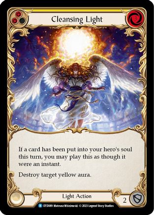 Cleansing Light (Yellow) (DTD089) Rainbow Foil - Dusk till Dawn