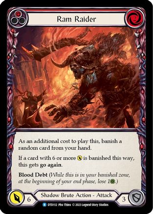 Ram Raider (Red) (DTD112) - Dusk till Dawn