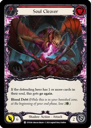 Soul Cleaver (Red) (DTD184) Rainbow Foil - Dusk till Dawn