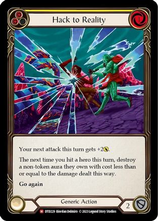 Hack to Reality (DTD229) Rainbow Foil - Dusk till Dawn