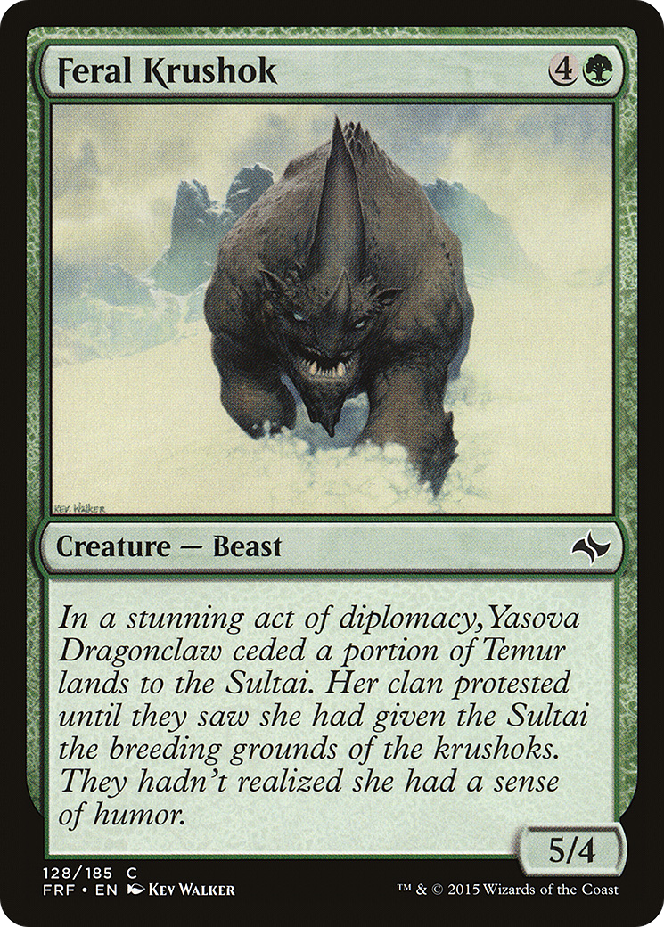 Feral Krushok (128) - Fate Reforged
