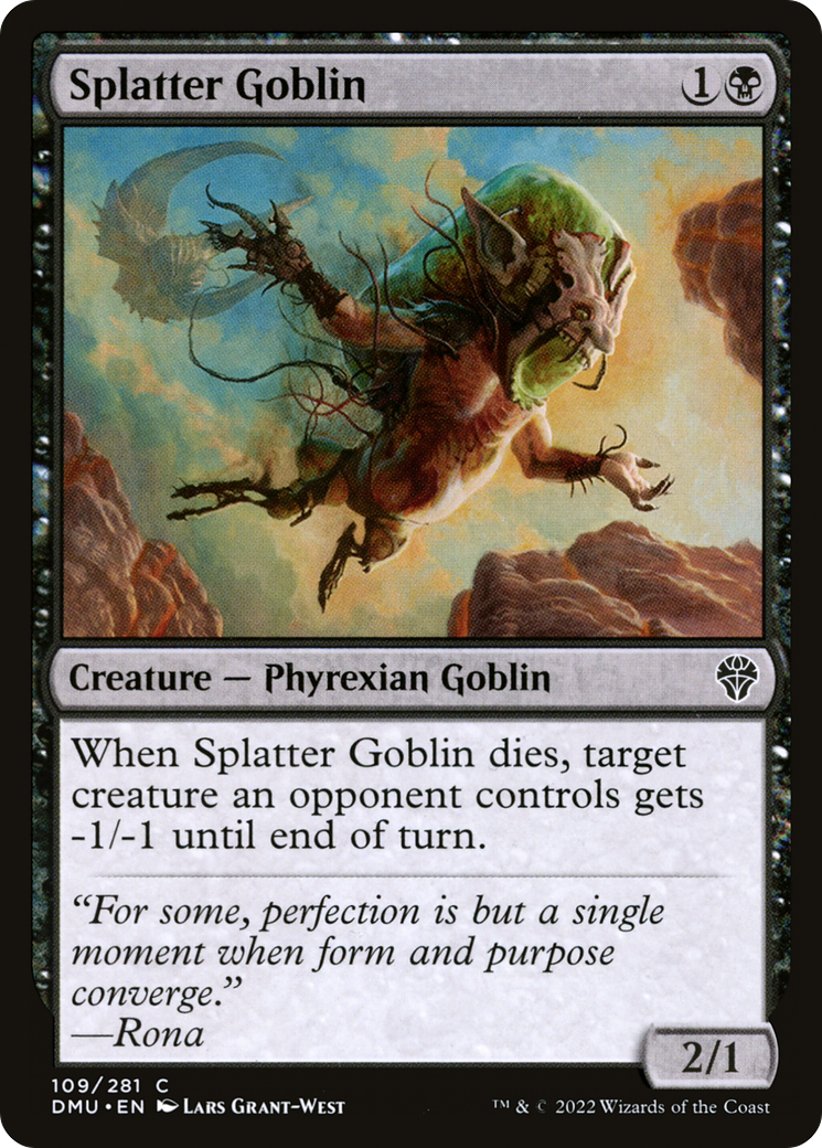 Splatter Goblin (109) - Dominaria United