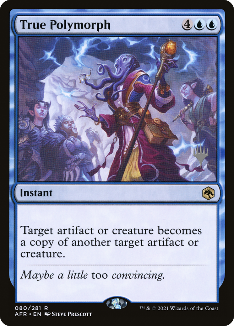 True Polymorph (080) Foil - Adventures in the Forgotten Realms Promos