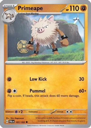 Primeape - 107/193 (Cosmos Holo) (107) Holofoil - Miscellaneous Cards & Products