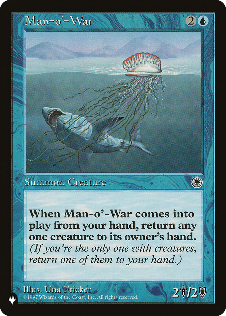Man-o'-War (Retro) (POR-59) - The List