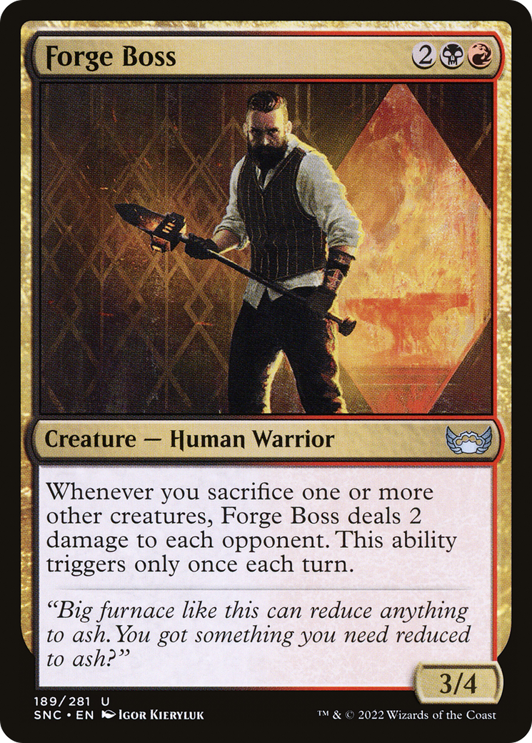 Forge Boss (189) Foil - Streets of New Capenna