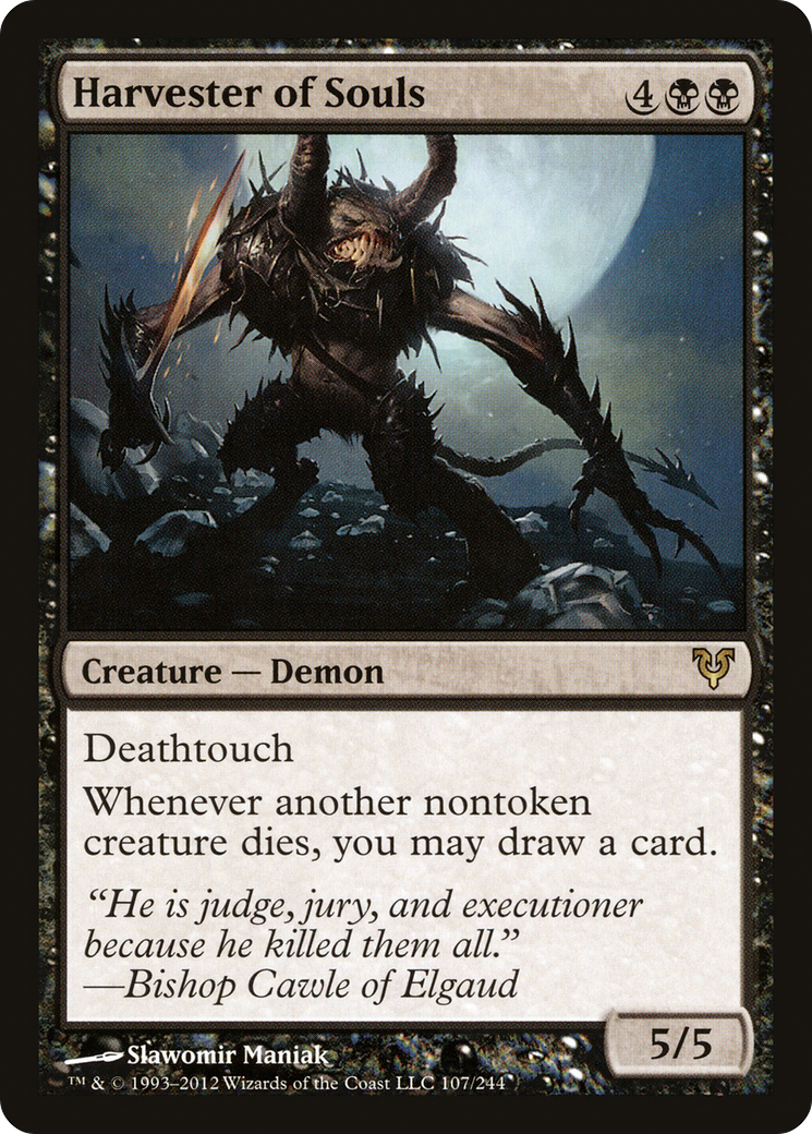 Harvester of Souls (107) Foil - Avacyn Restored