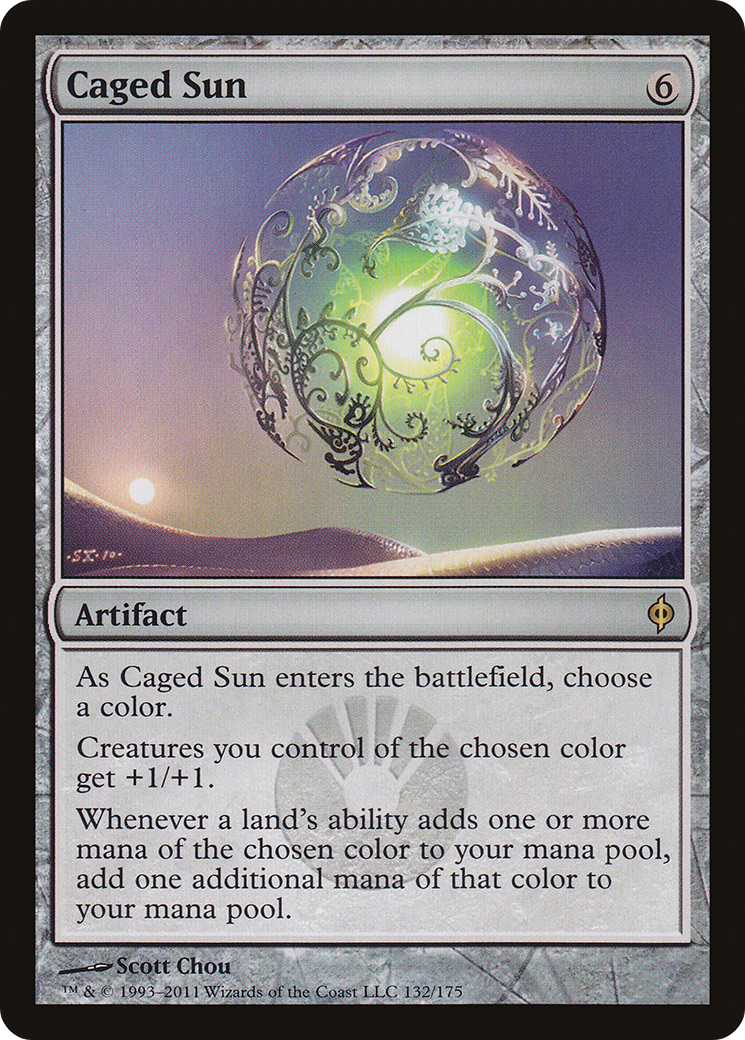 Caged Sun (132) - New Phyrexia