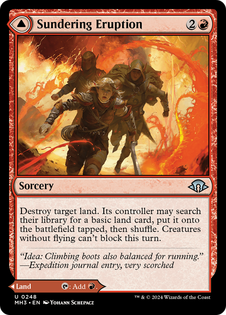 Sundering Eruption (248) Foil - Modern Horizons 3