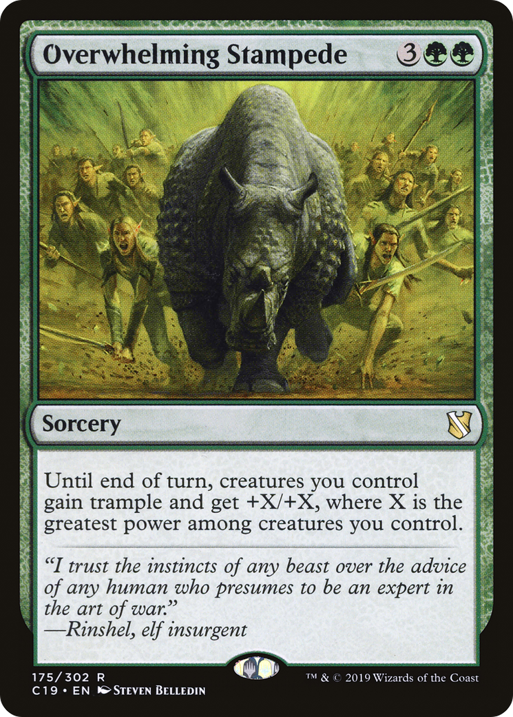 Overwhelming Stampede (175) - Commander 2019