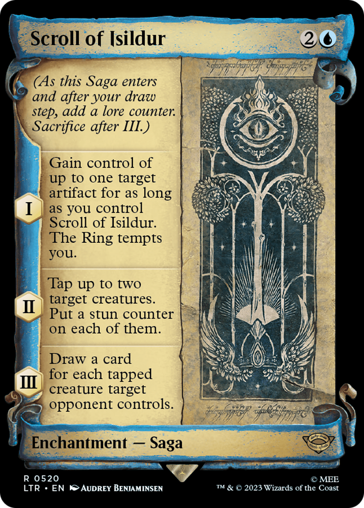 Scroll of Isildur (Showcase Scrolls) (Showcase) (520) Foil - The Lord of the Rings: Tales of Middle-earth