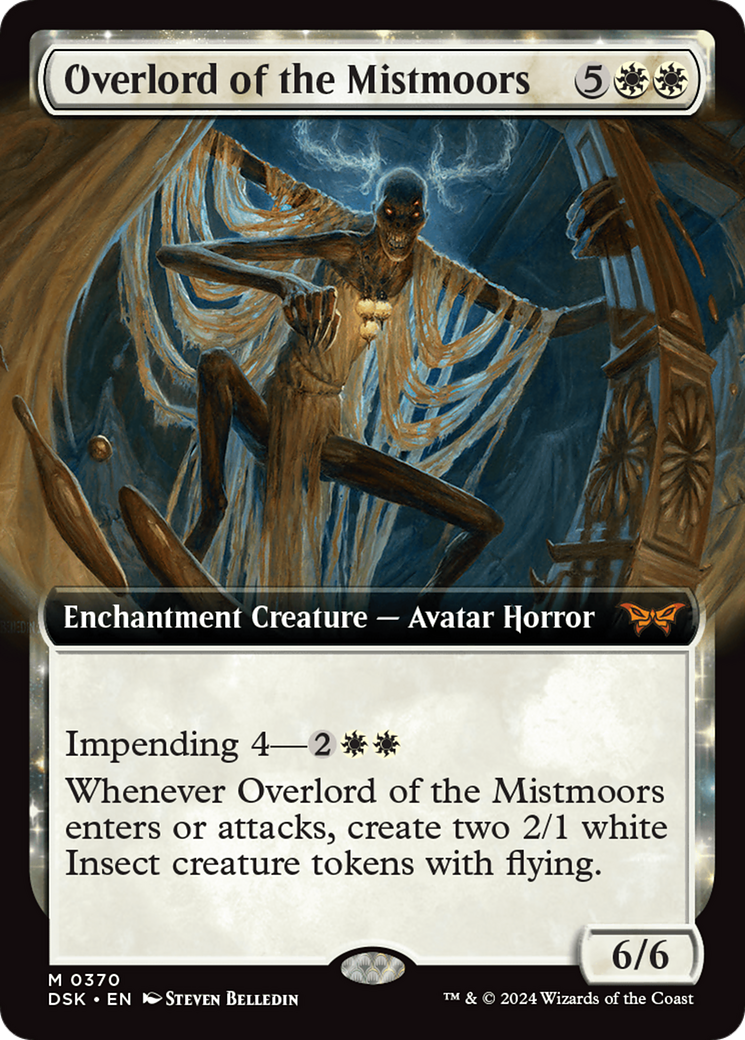Overlord of the Mistmoors (Extended Art) (370) Foil - Duskmourn: House of Horror