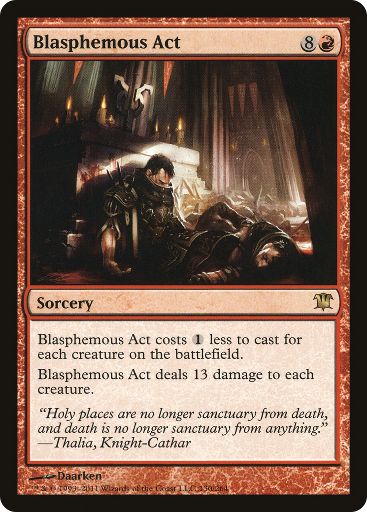 Blasphemous Act (130) - Innistrad