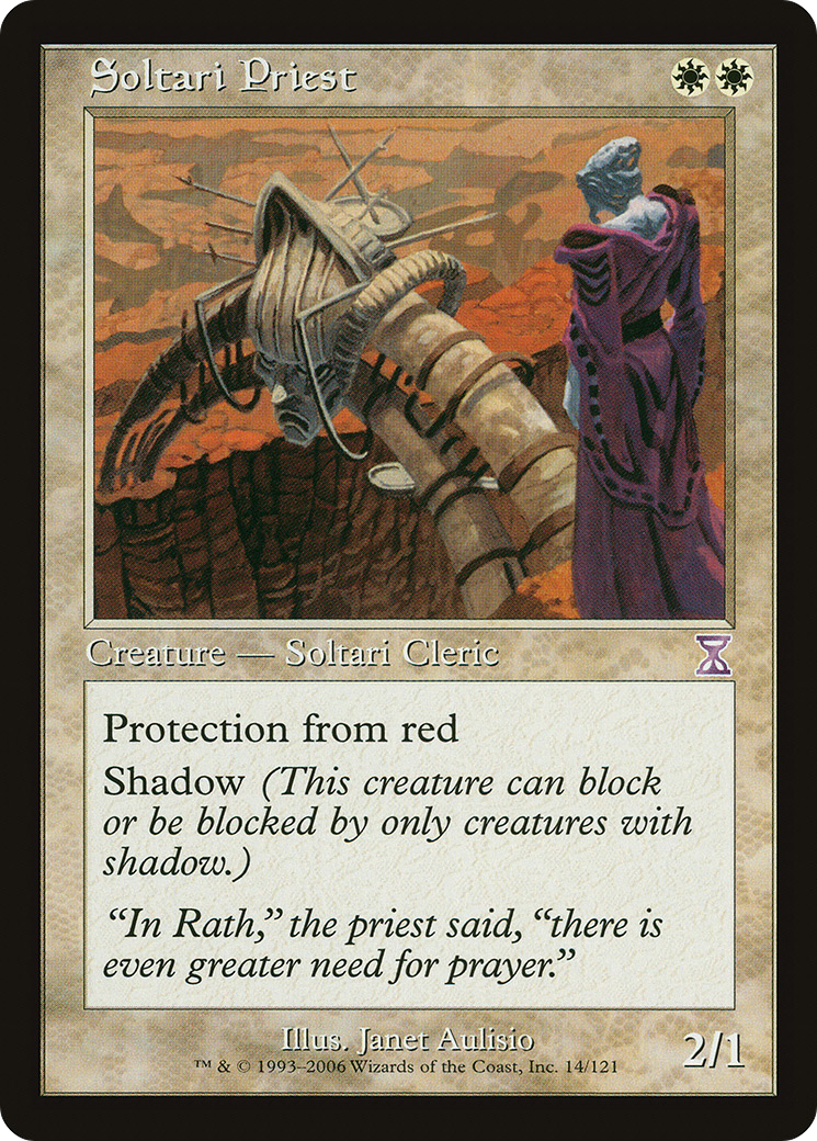 Soltari Priest (Retro) (014) - Time Spiral Timeshifted