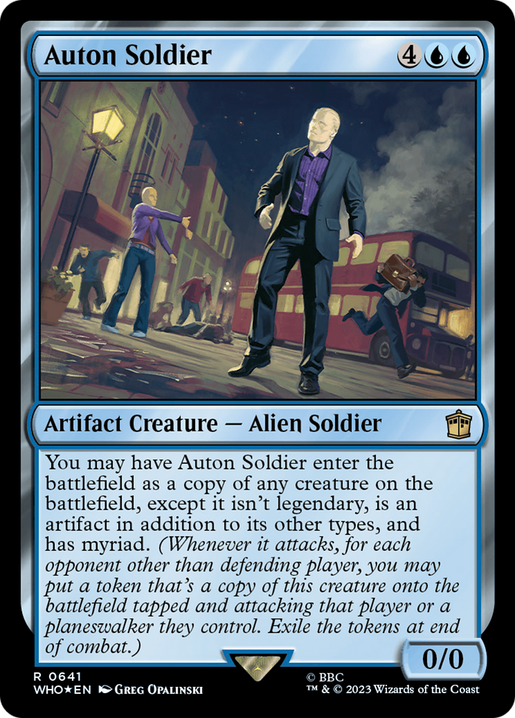 Auton Soldier (641) Foil - Doctor Who