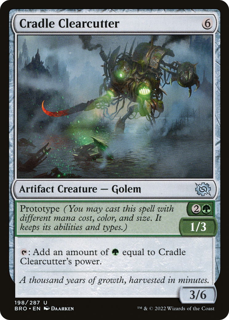 Cradle Clearcutter (198) Foil - The Brothers' War