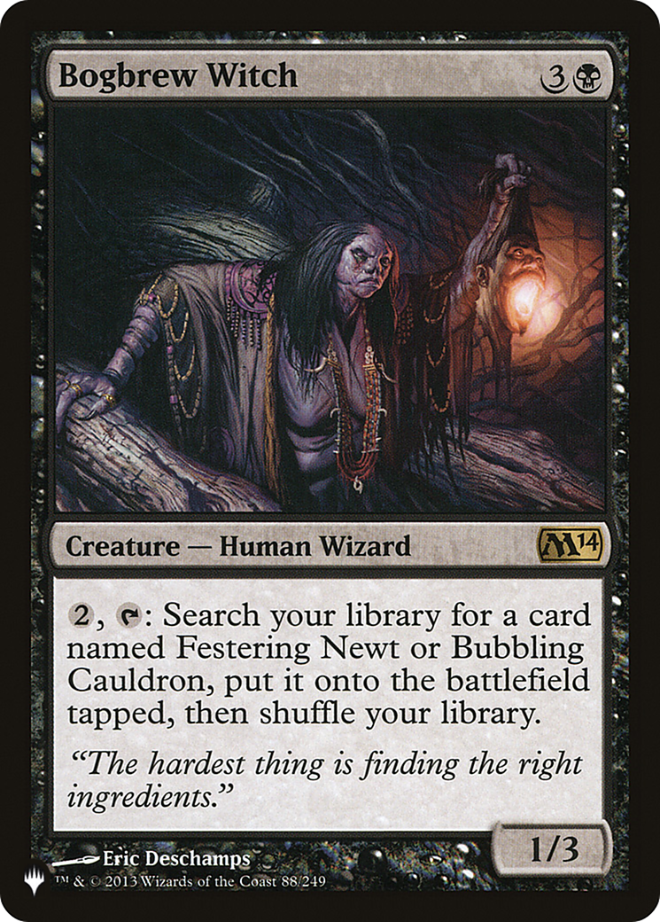 Bogbrew Witch (M14-88) - The List