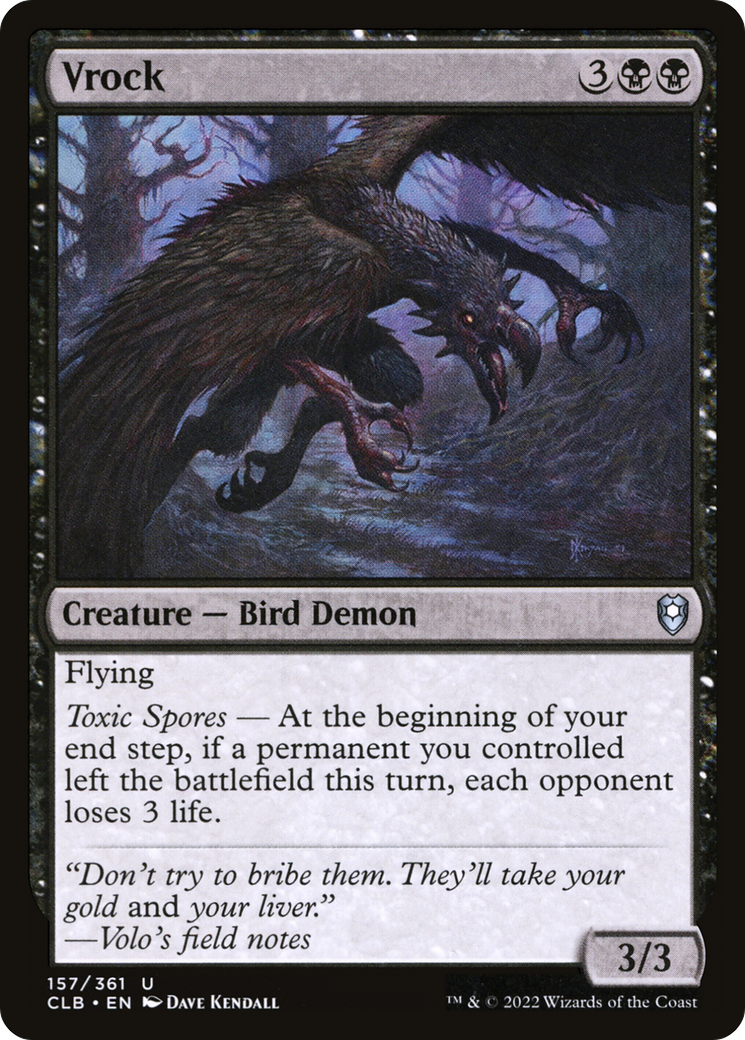Vrock (157) Foil - Commander Legends: Battle for Baldur's Gate