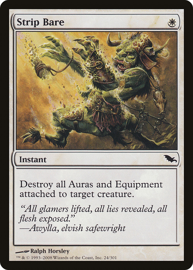 Strip Bare (024) Foil - Shadowmoor