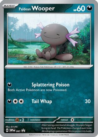 Paldean Wooper - 041 (41) Holofoil - SV Scarlet & Violet Promo Cards