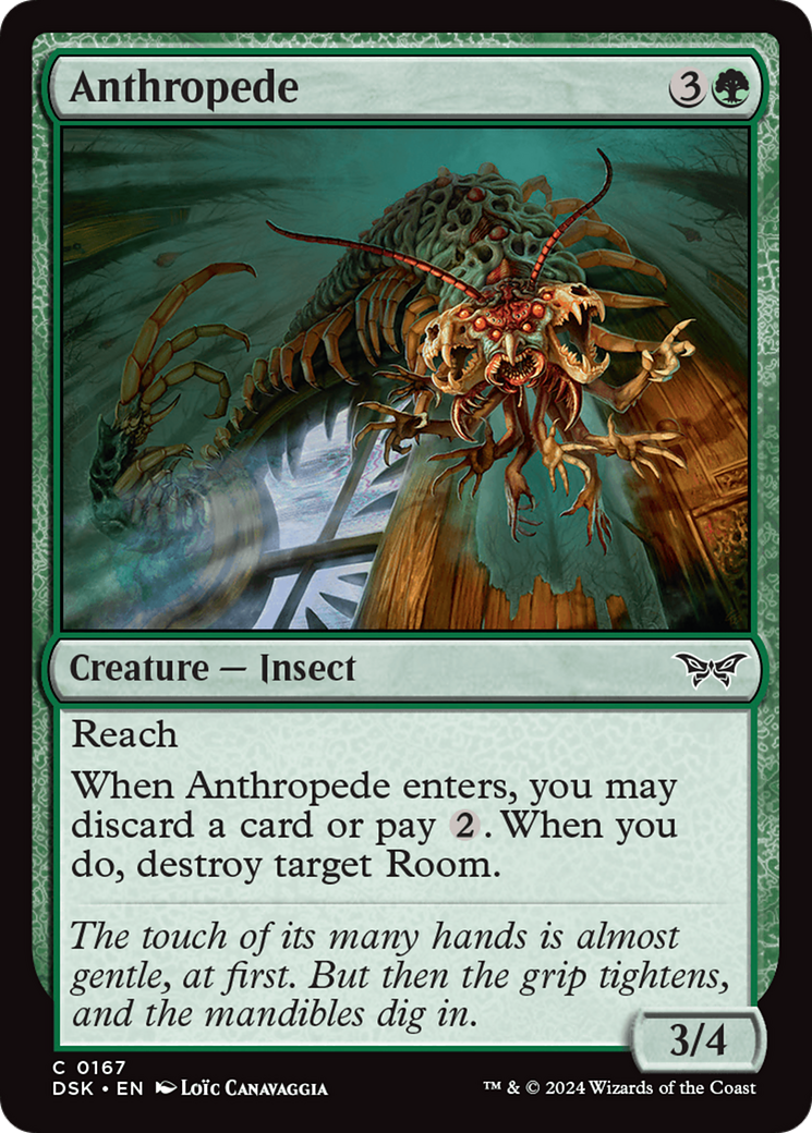 Anthropede (167) Foil - Duskmourn: House of Horror