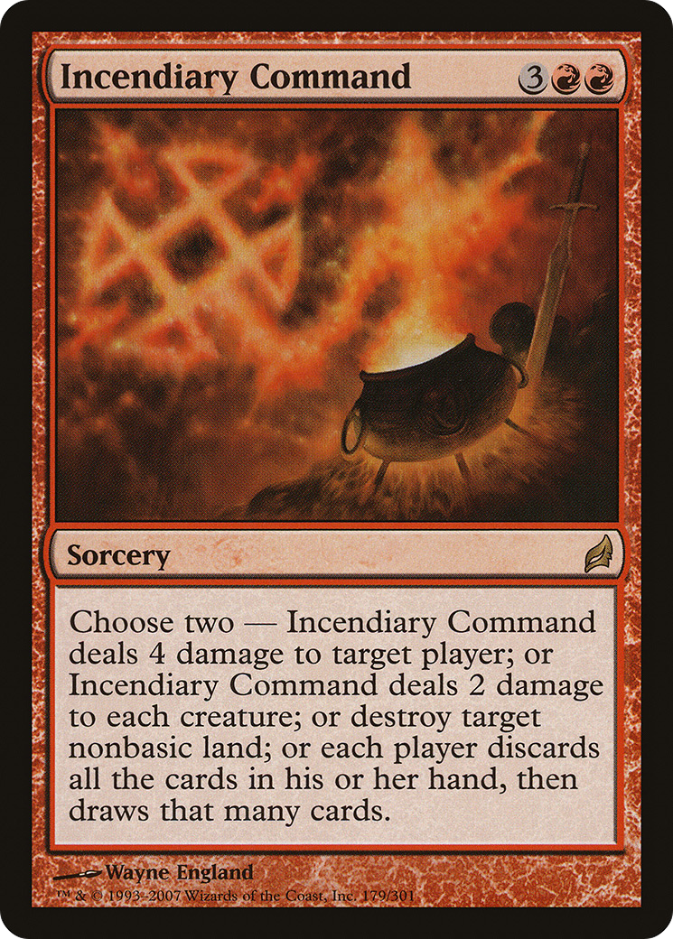 Incendiary Command (179) Foil - Lorwyn