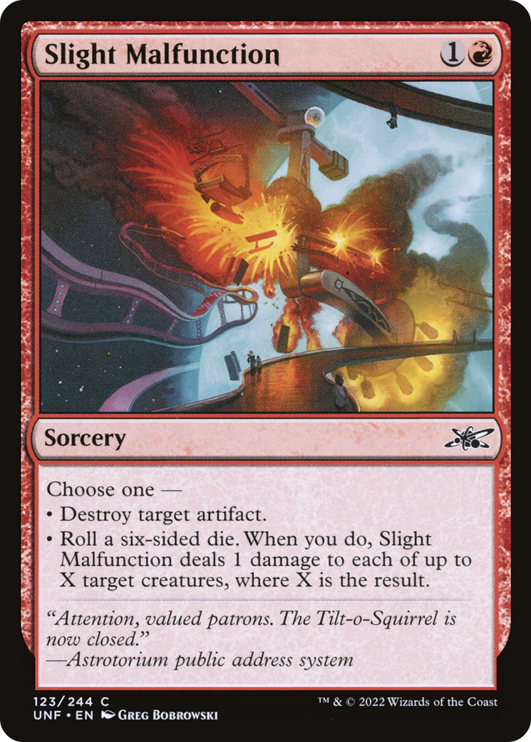 Slight Malfunction (123) Foil - Unfinity