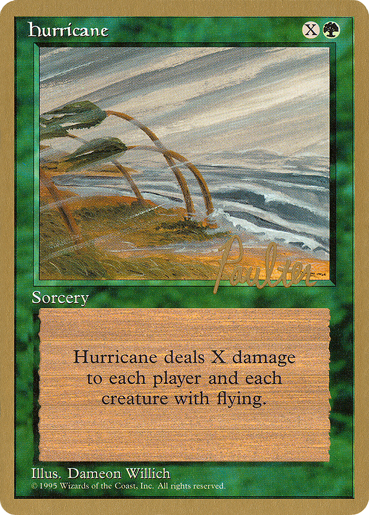 Hurricane - 1996 Preston Poulter (4ED) - Pro Tour Collector Set