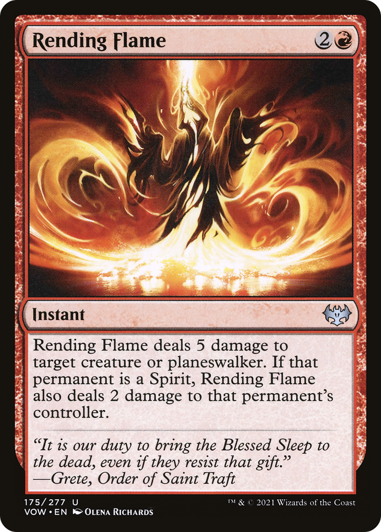 Rending Flame (175) - Innistrad: Crimson Vow