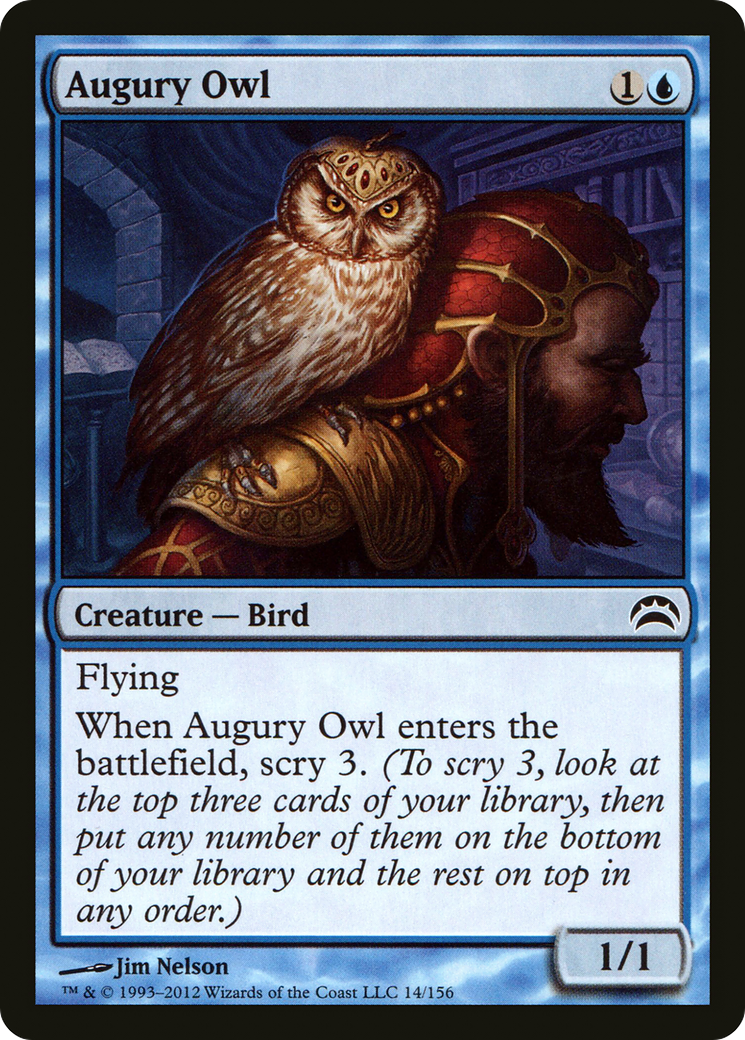 Augury Owl (014) Foil - Planechase 2012