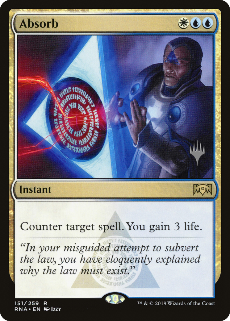 Absorb (151p) Foil - Ravnica Allegiance Promos