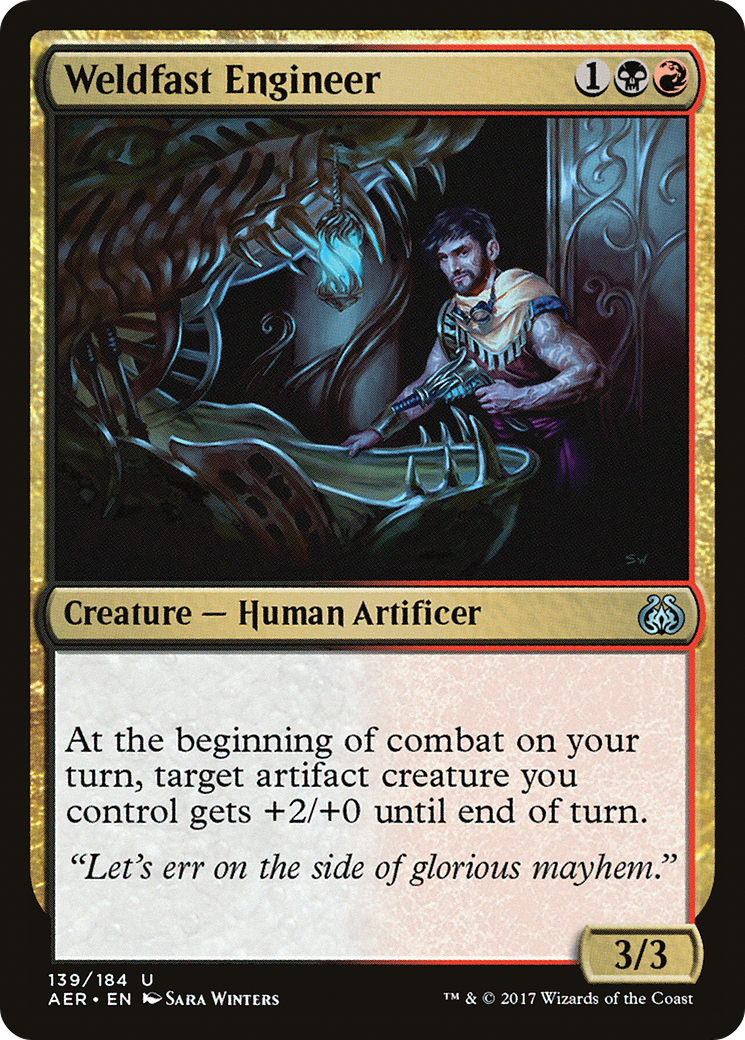 Weldfast Engineer (139) Foil - Aether Revolt
