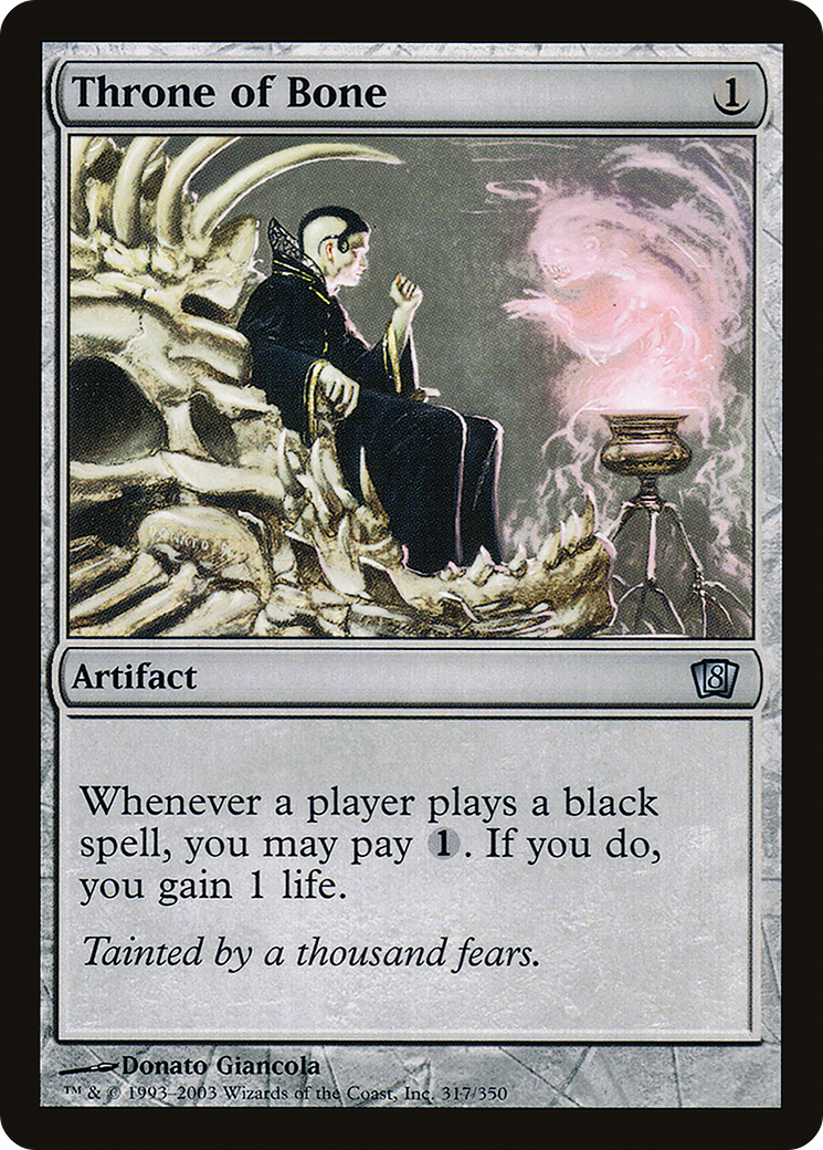 Throne of Bone (317) Foil - Eighth Edition