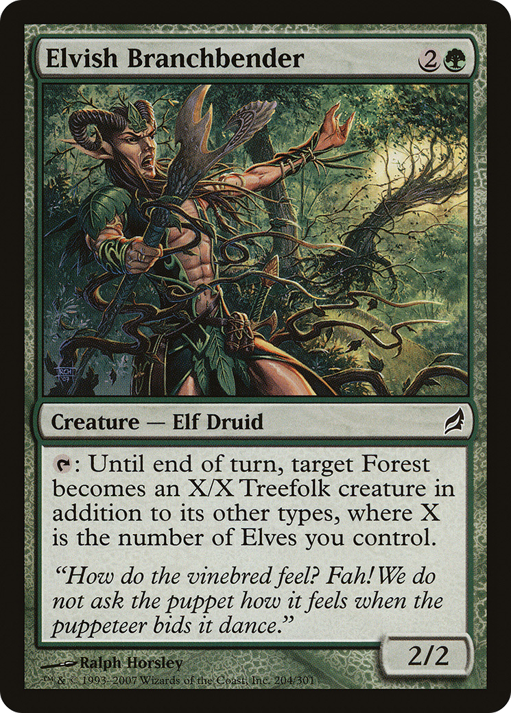 Elvish Branchbender (204) - Lorwyn