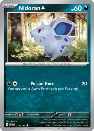 Nidoran F (29) Reverse Holofoil - 151