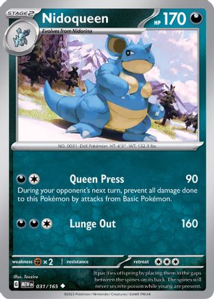 Nidoqueen (31) Reverse Holofoil - 151