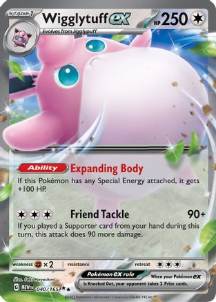 Wigglytuff ex - 040/165 (40) Holofoil - SV Scarlet & Violet 151