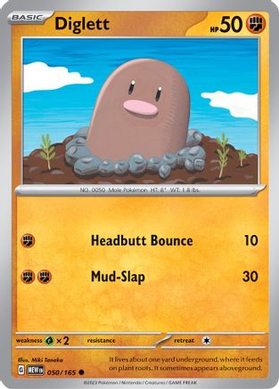 Diglett (50) Reverse Holofoil - 151