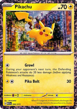 Pikachu (6) Holofoil - McDonalds Promos 2023