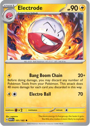 Electrode (101) Reverse Holofoil - 151