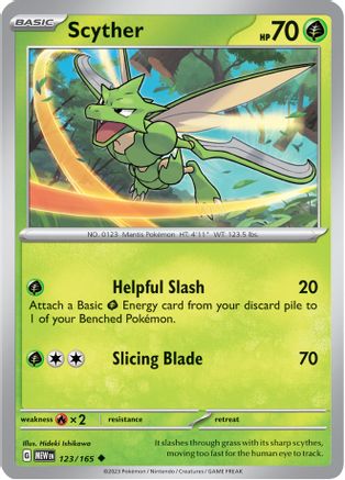 Scyther (123) Reverse Holofoil - 151