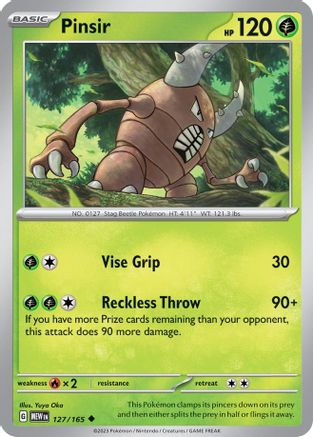 Pinsir (127) Reverse Holofoil - 151